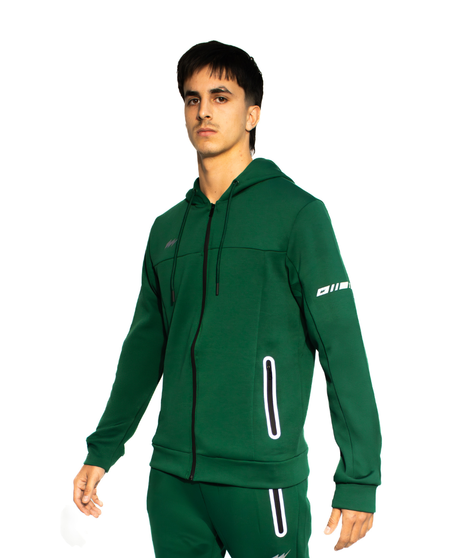Campera Hoody TOP TEAM Verde